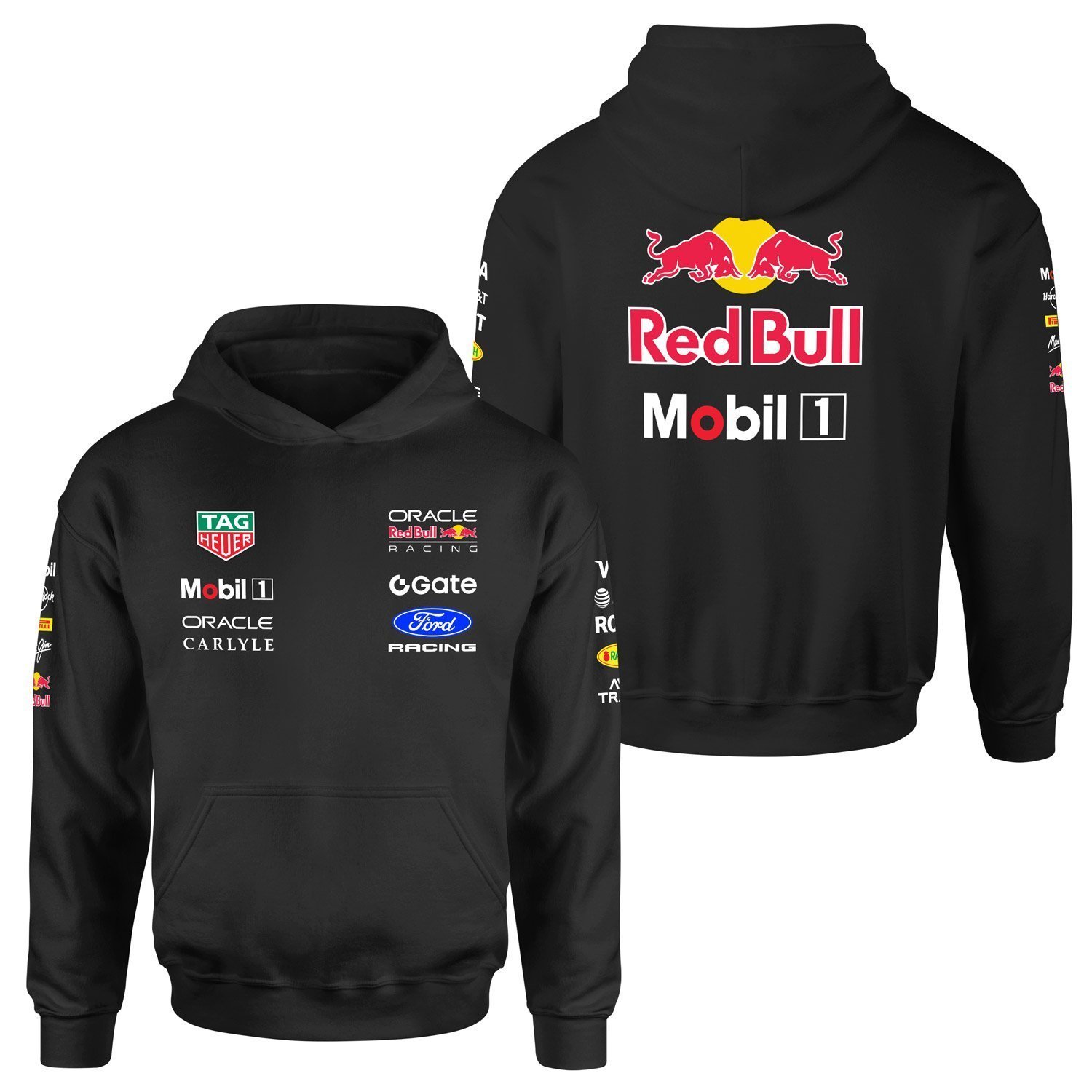 Oracle Red Bull Racing 2026 Teamline Hoodie M - Siyah | OUTLET