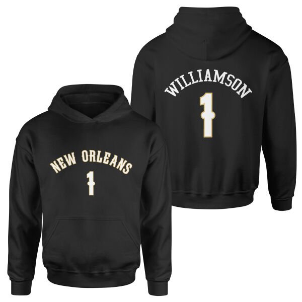 Zion Williamson New Orleans Forma Hoodie M - Siyah