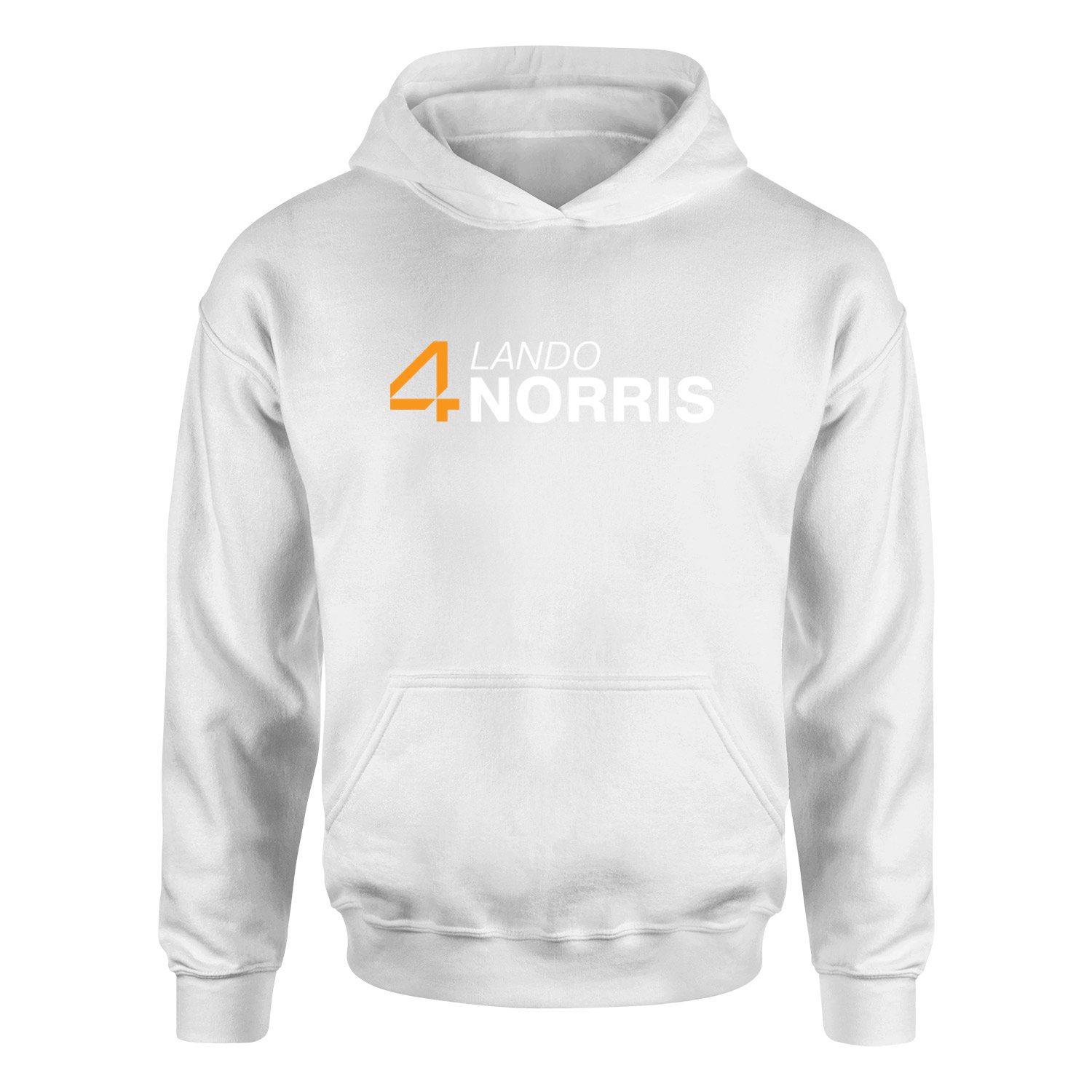 Lando Norris 4 Hoodie M - Beyaz