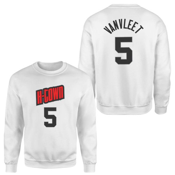 Fred VanVleet 5 City Edition Forma Sweatshirt M - Beyaz