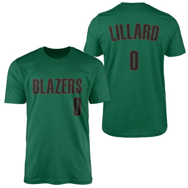 Damien Lillard Blazers Forma Tişört XXL - Nefti Yeşili