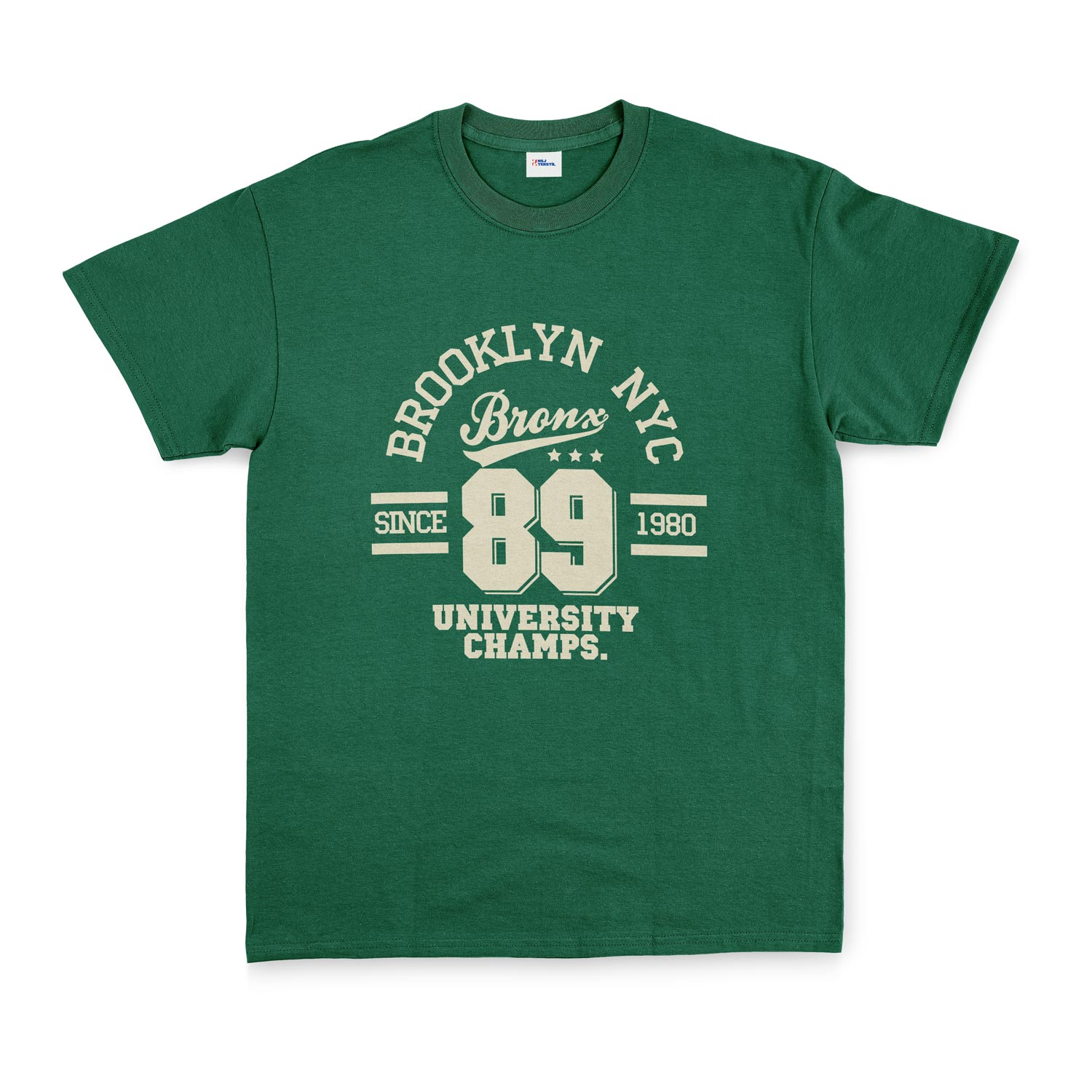 Brooklyn NYC Tişört XL - Nefti Yeşili