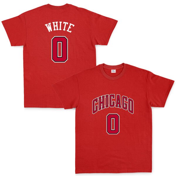 Coby White Chicago 0 Forma Tişört M - Kırmızı