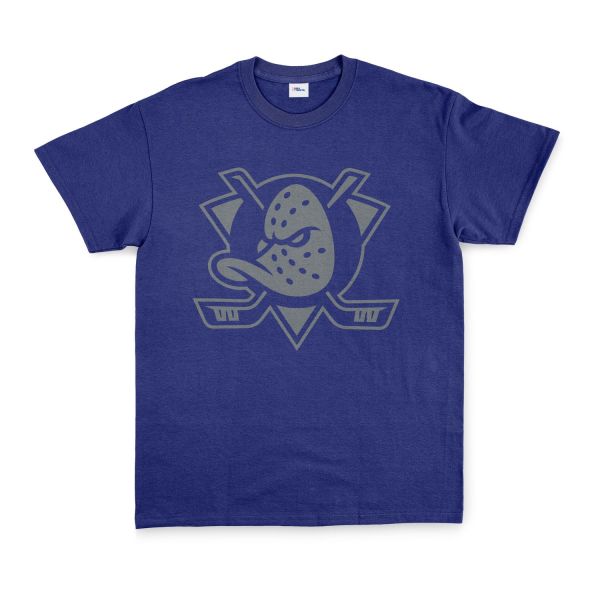Anaheim Ducks Muted Shield Tişört XL - İndigo Mavisi