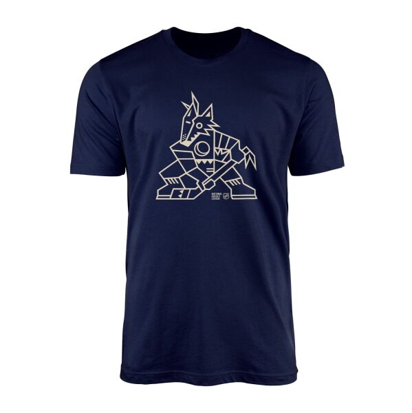 Coyotes AZ Logo Tişört XL - İndigo Mavisi