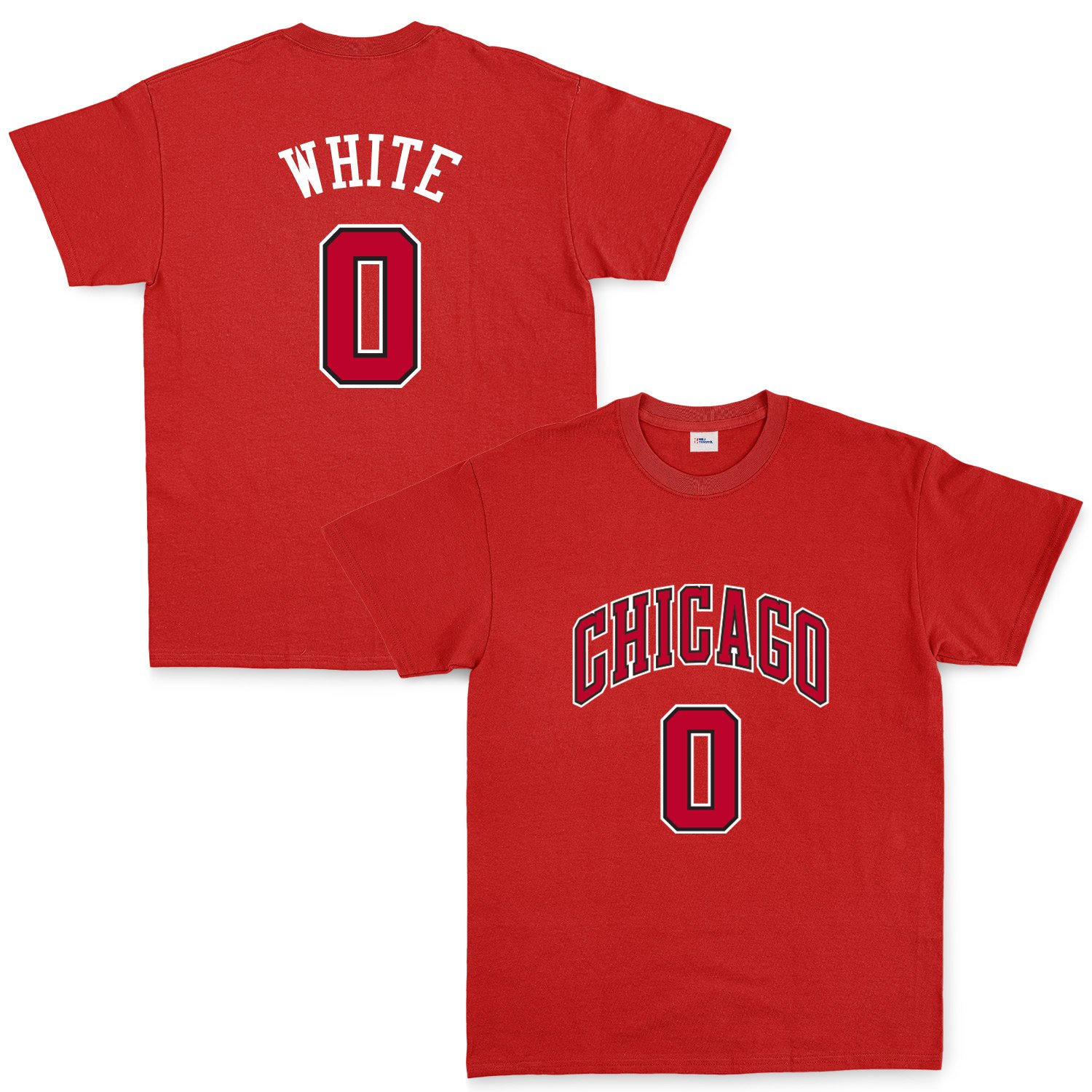 Coby White Chicago 0 Forma Tişört L - Kırmızı