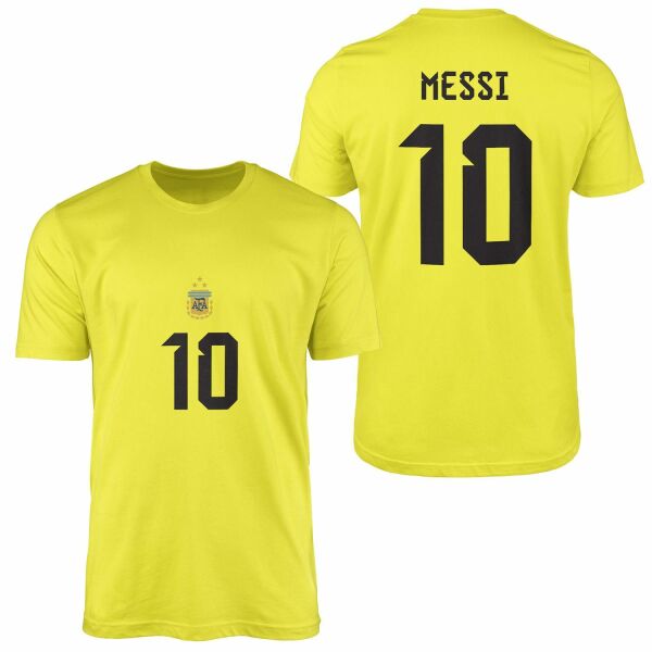 Lionel Messi Forma Tişört M - Sarı