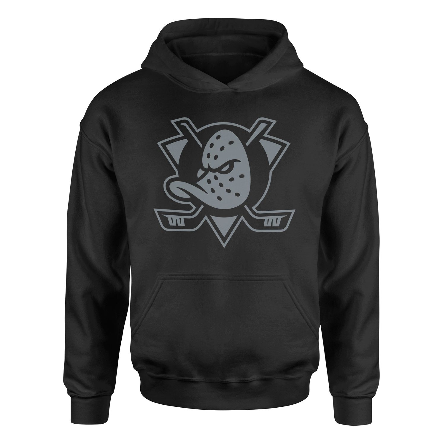 Anaheim Ducks Muted Shield Hoodie XL - Siyah