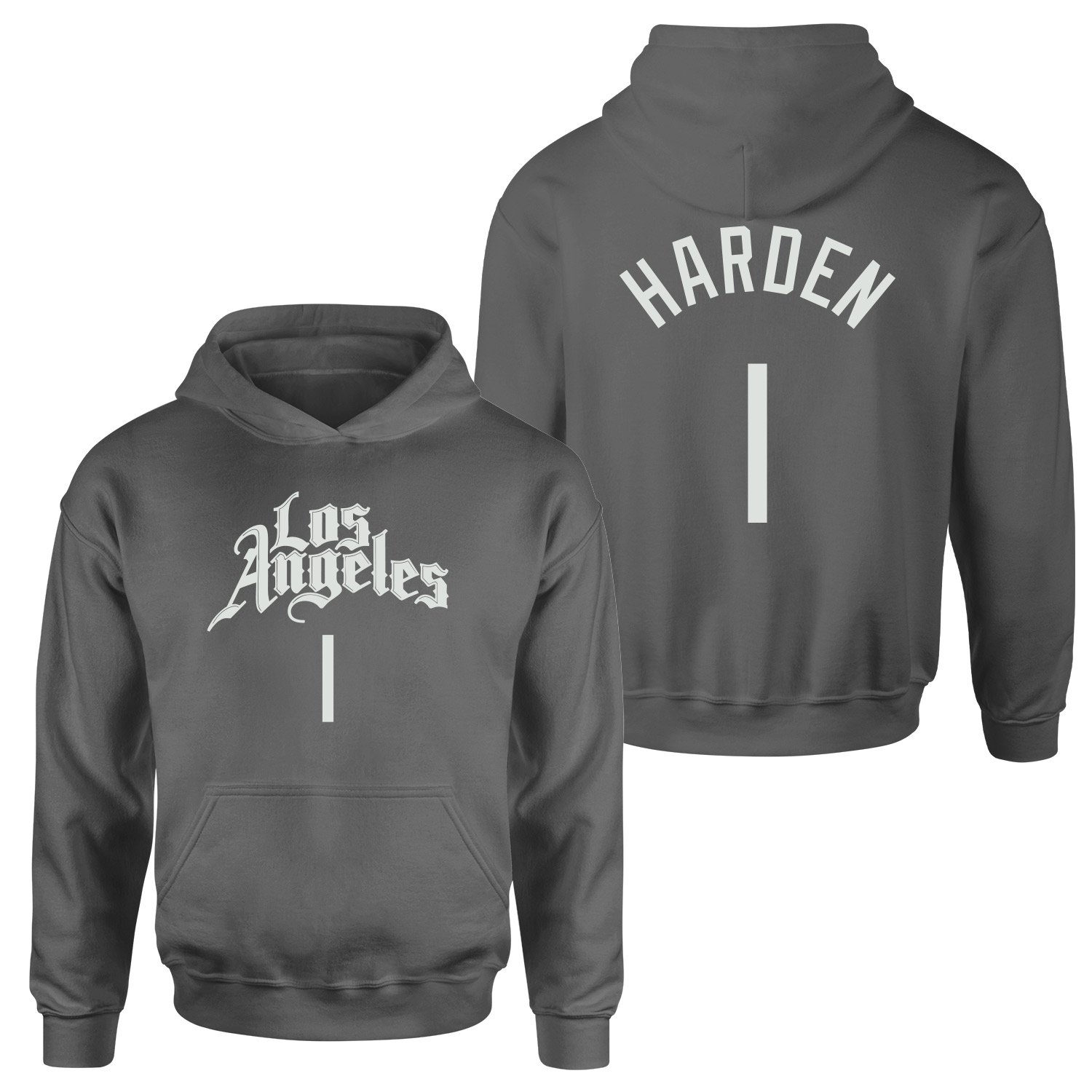 James Harden 1 Los Angeles Jersey Hoodie S - Füme