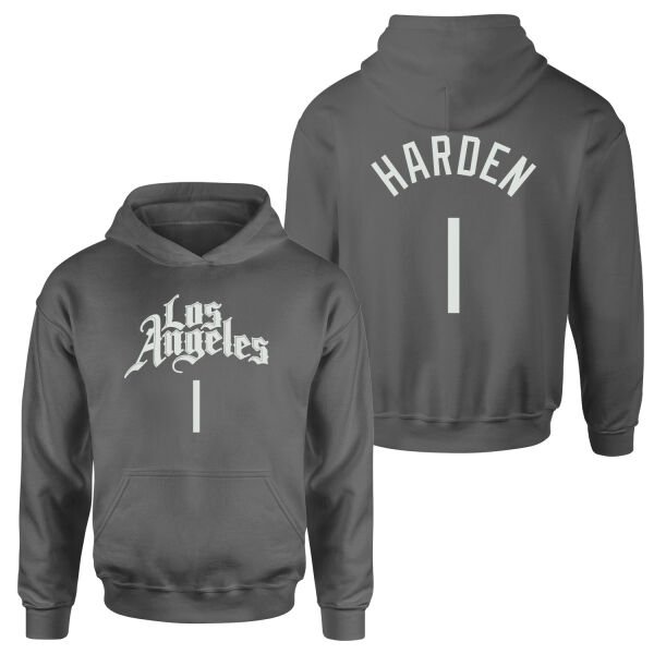James Harden 1 Los Angeles Jersey Hoodie S - Füme
