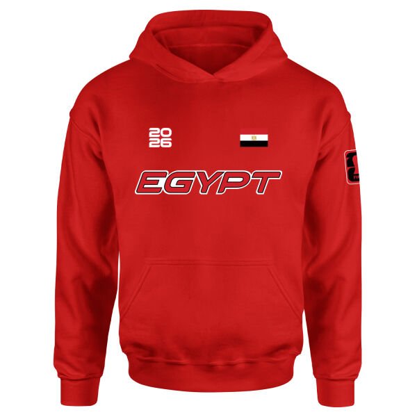 Mısır 2026 Hoodie S - Kırmızı