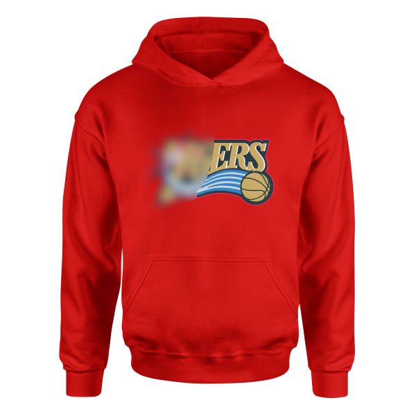 76ERS Hoodie M - Kırmızı