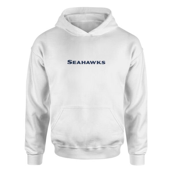 SEA SEAHAWKS Iconic Hoodie S - Beyaz