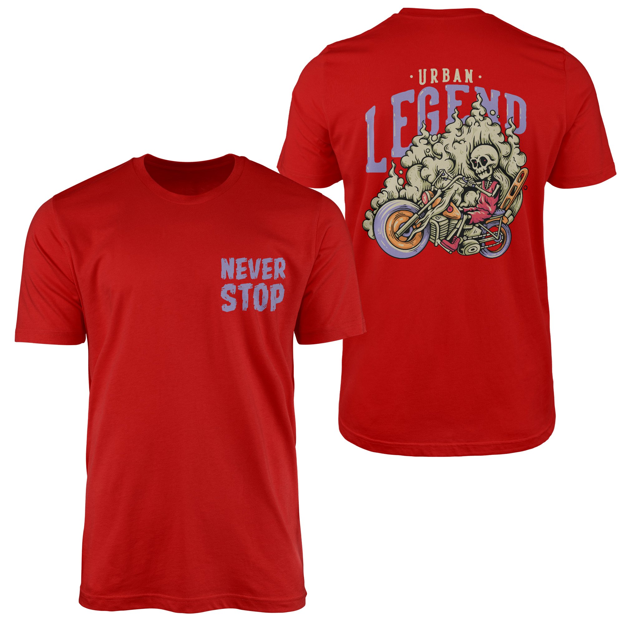 Urban Legends Tişört XXL - Kırmızı