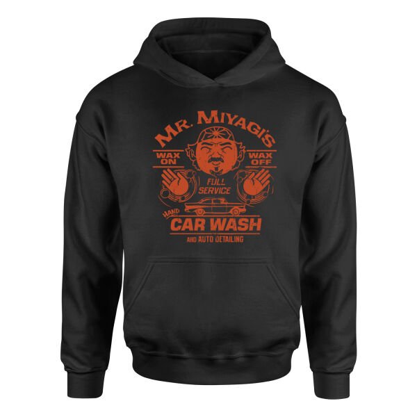 Mr. Miyagi Car Wash Hoodie M - Siyah