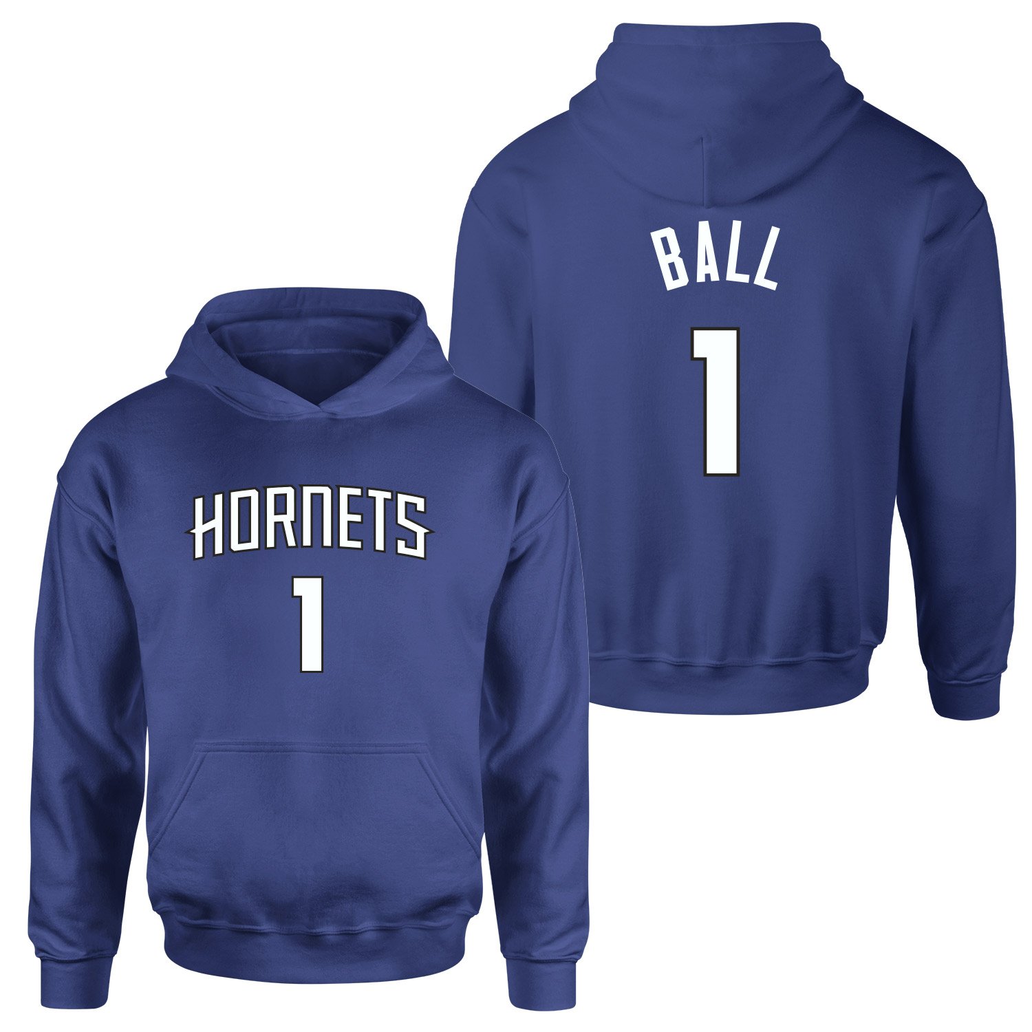 Lamelo Ball 1 Hornets Forma Hoodie L - İndigo Mavisi