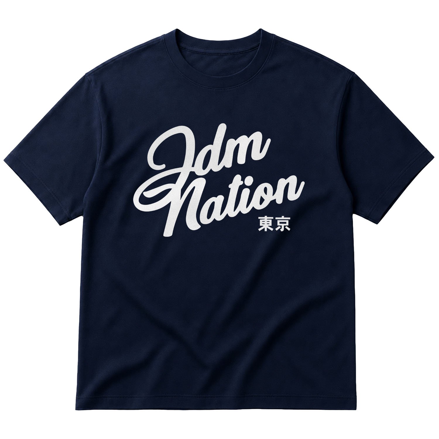 JDM Nation Oversize Tişört L - İndigo Mavisi