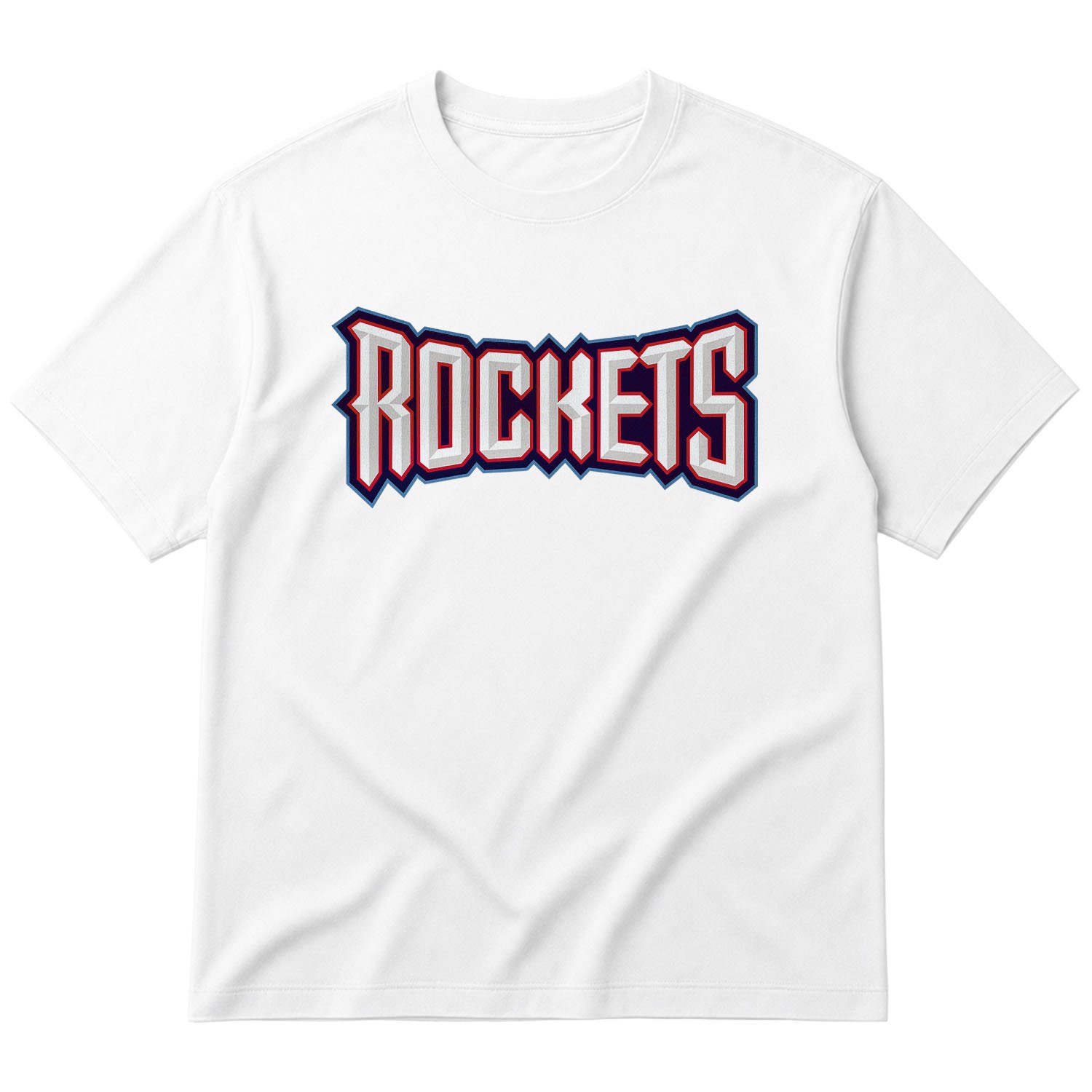 Rockets Icon Oversize Tişört S - Beyaz