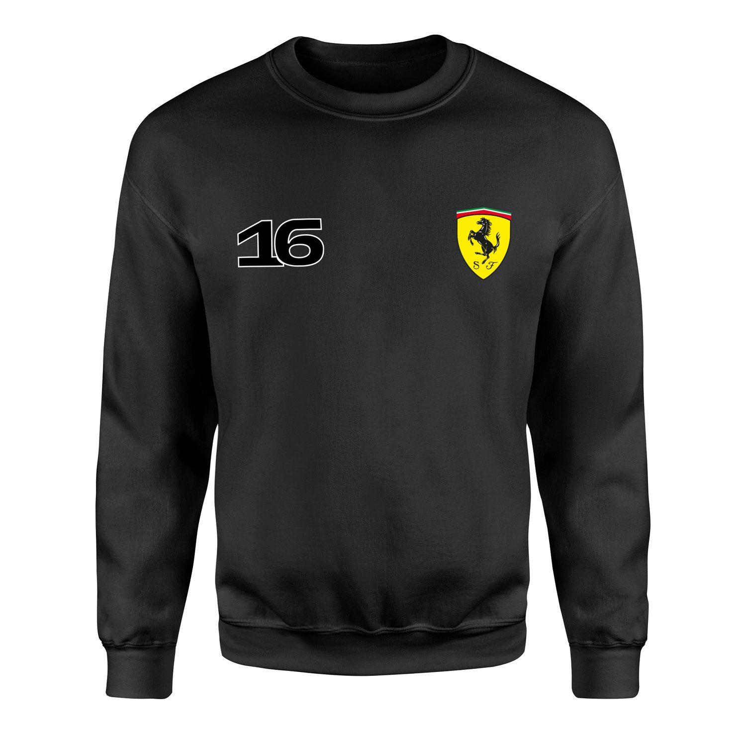 Charles Leclerc Ferrari #16 Sweatshirt XXL - Siyah