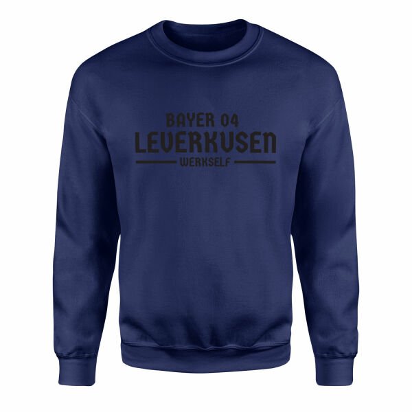 Bayer Leverkusen WERKSELF Sweatshirt XL - İndigo Mavisi