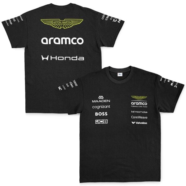 Aston Martin Racing 2026 Teamline Tişört M - Siyah | OUTLET
