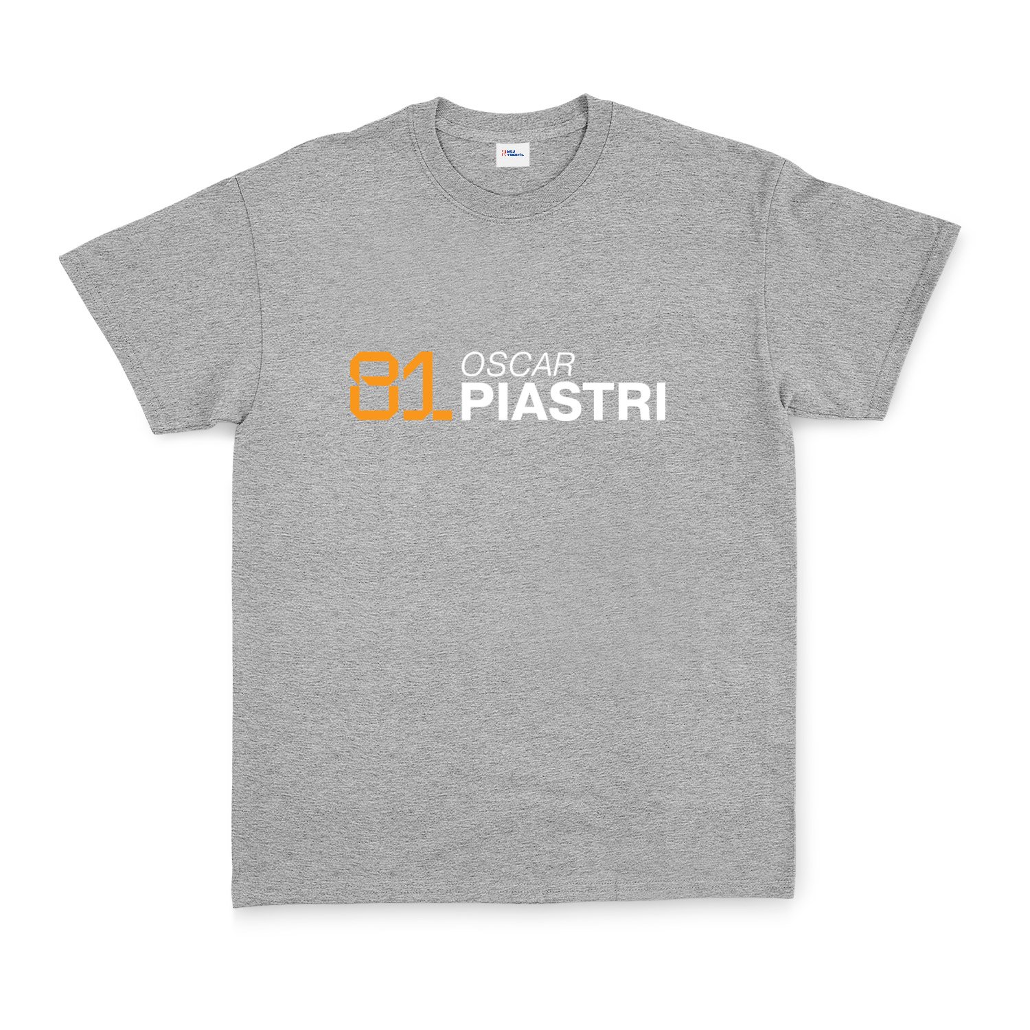 Oscar Piastri 81 Tişört S - Gri