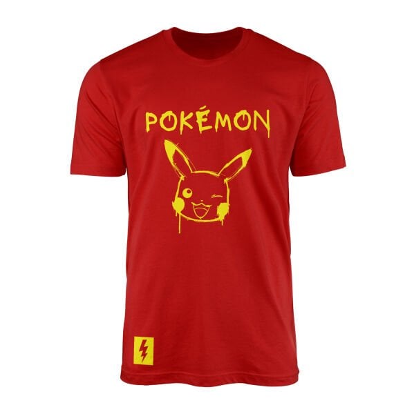 POKEMON #0025 Tişört M - Kırmızı