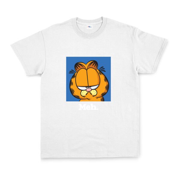 Garfield | meh. Tişört XL - Beyaz