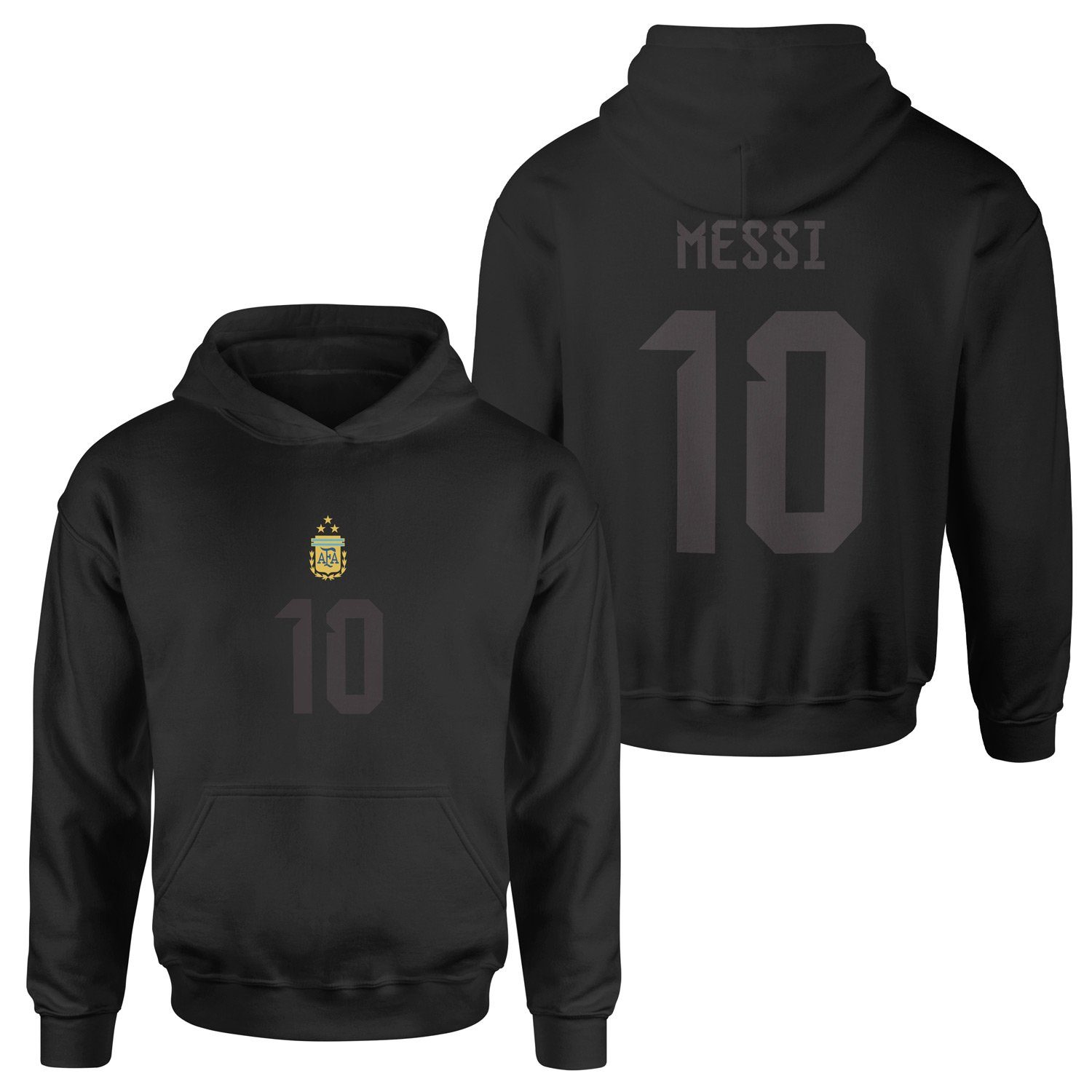 Lionel Messi Forma Hoodie M - Siyah