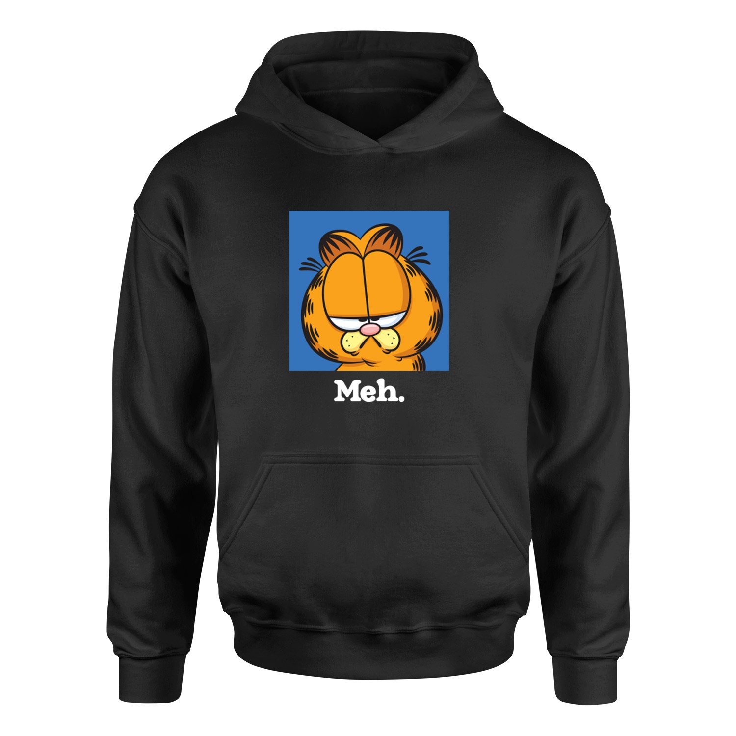 Garfield | meh. Hoodie S - Siyah