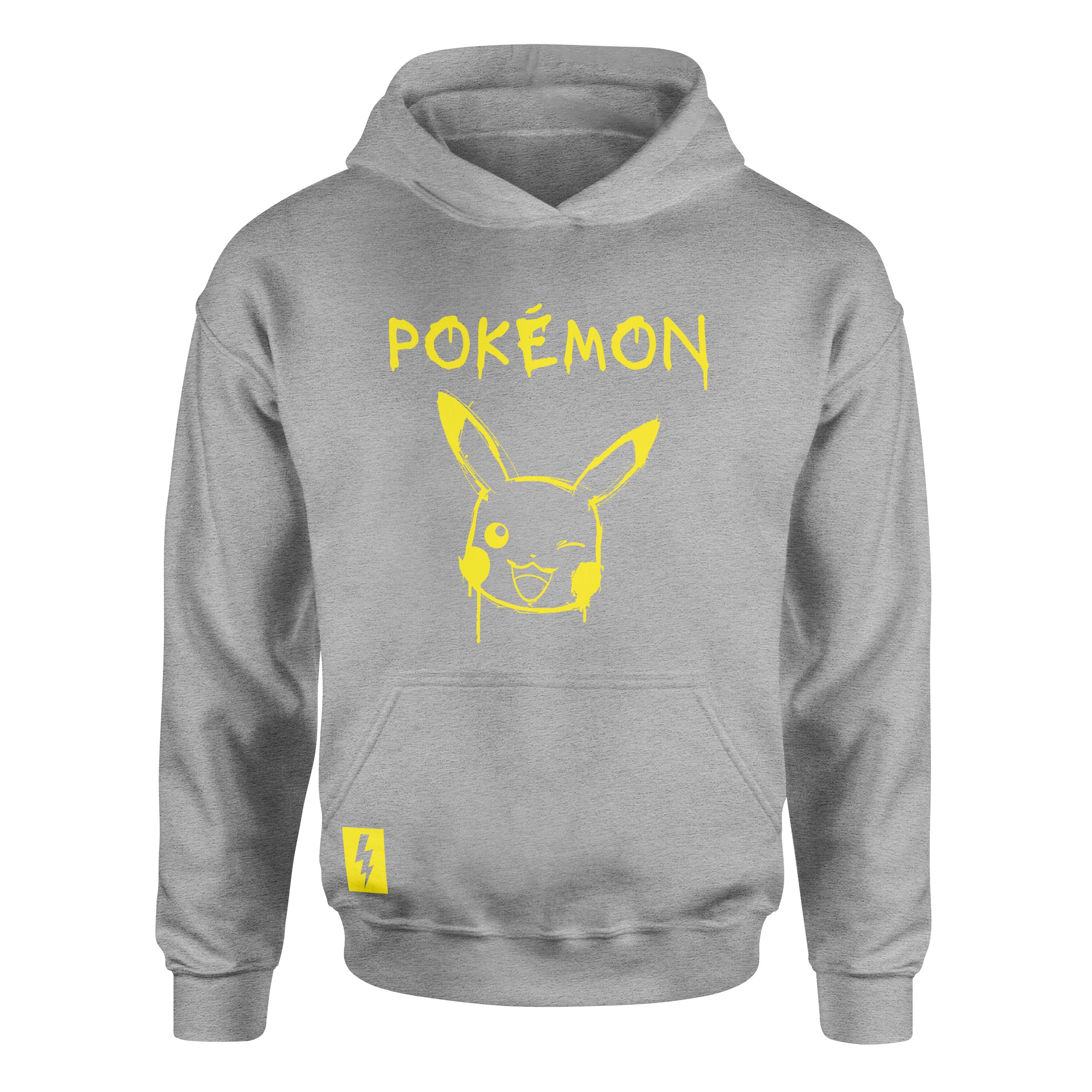 POKEMON #0025 Hoodie M - Gri