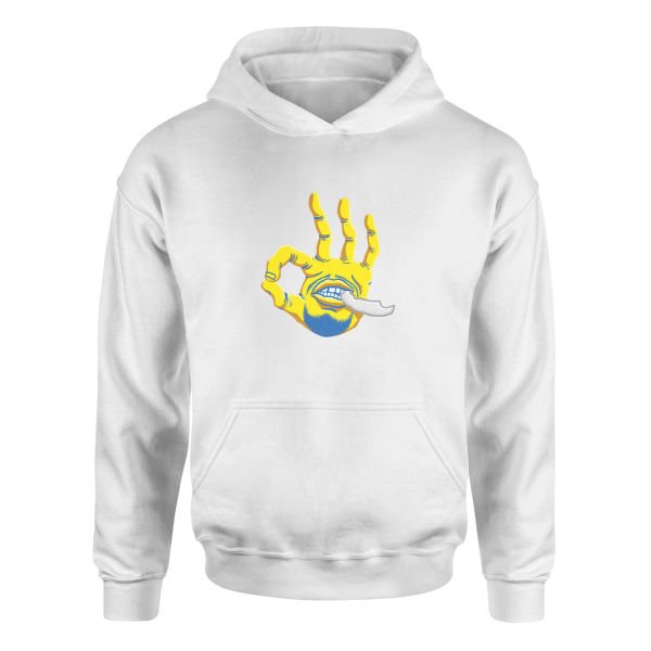 Stephen Curry Hand Hoodie M - Beyaz