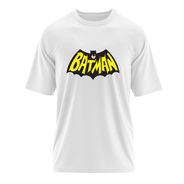 Batman Oversize Tişört S - Beyaz