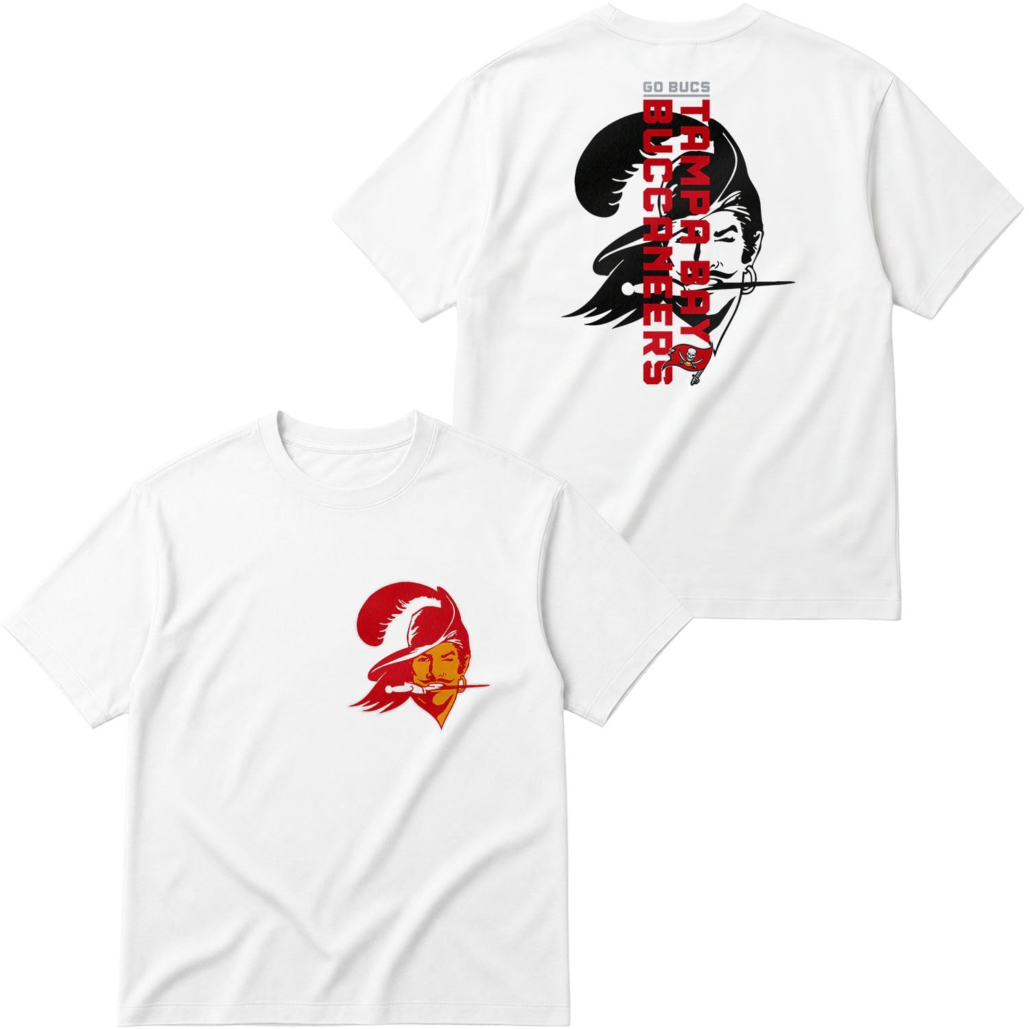 Tampa Bay Buccaneers GO BUCS SE Edition Oversize Tişört M - Beyaz