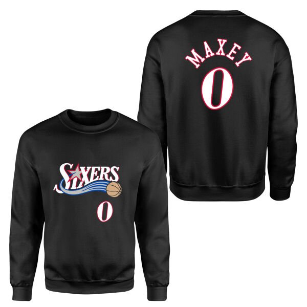 Tyrese Maxey Philadelphia Forma Sweatshirt XL - Siyah