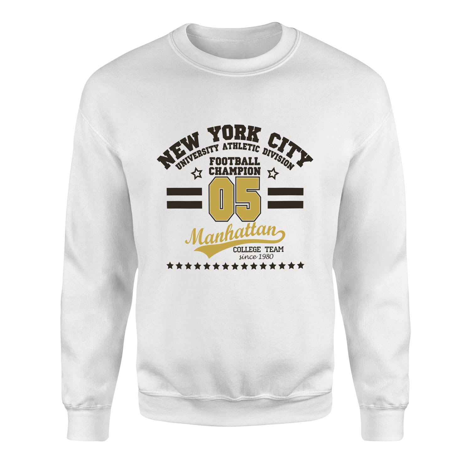 NYC UAD Champion Sweatshirt XL - Beyaz