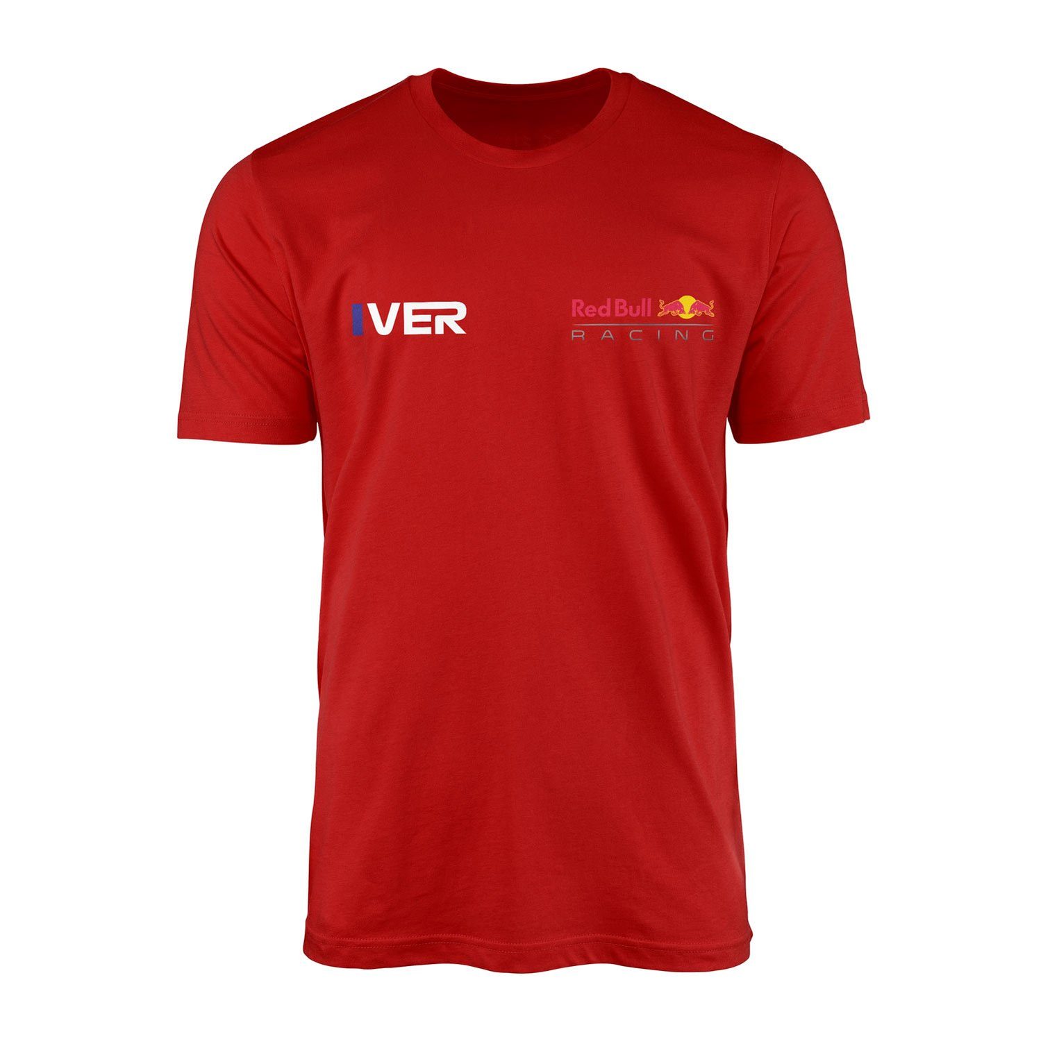 Max Verstappen #VER ID RB Racing Tişört XXL - Kırmızı
