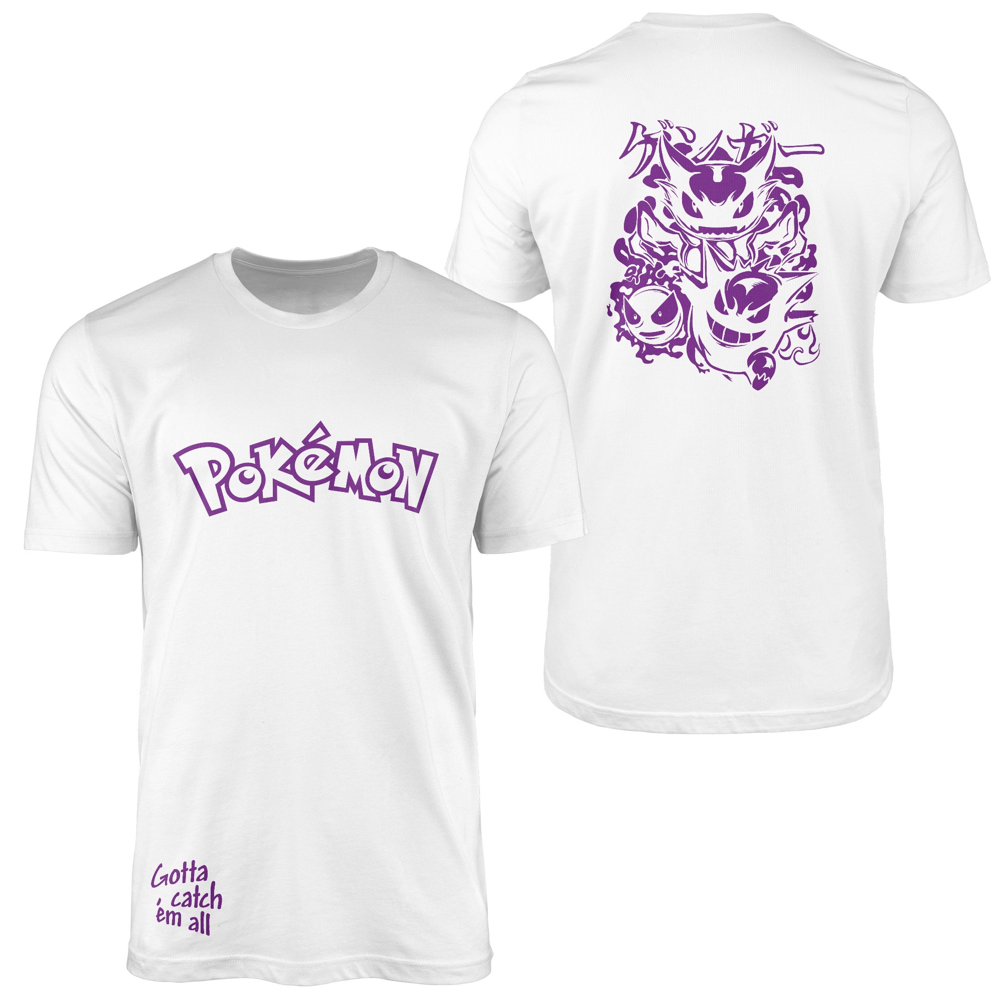 POKEMON Gengar SE Tişört S - Beyaz