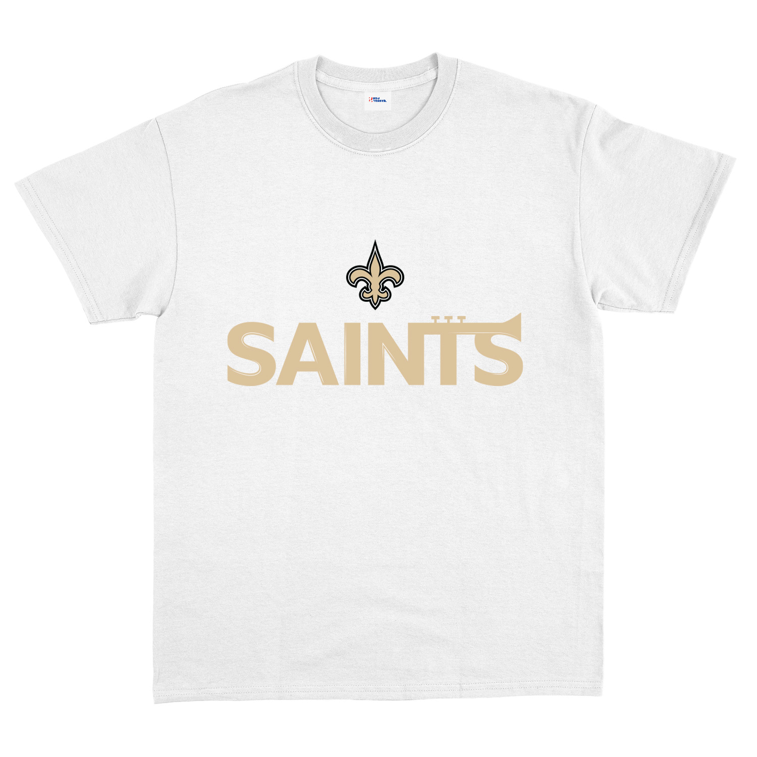 New Orleans Saints Trumpets Tişört M - Beyaz