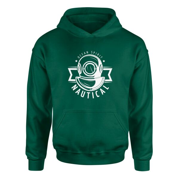 Ocean Spirit Denizci Hoodie L - Nefti Yeşili