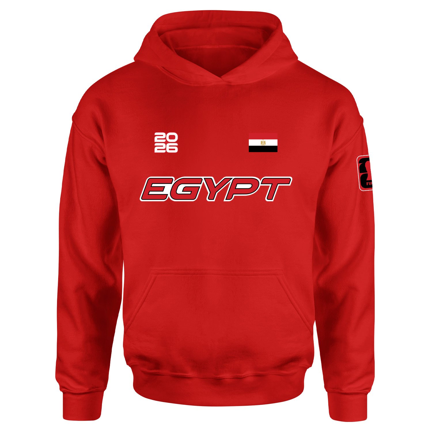 Mısır 2026 Hoodie XL - Kırmızı