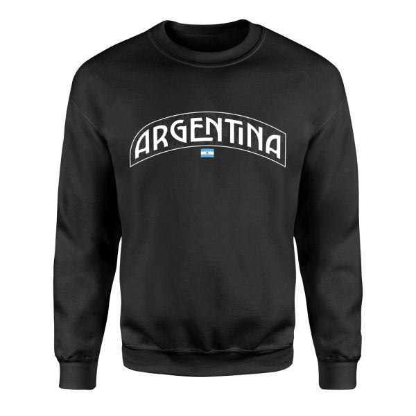 Arjantin Sweatshirt XXL - Siyah