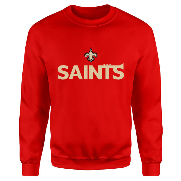 New Orleans Saints Trumpets Sweatshirt M - Kırmızı