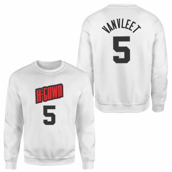 Fred VanVleet 5 City Edition Forma Sweatshirt L - Beyaz
