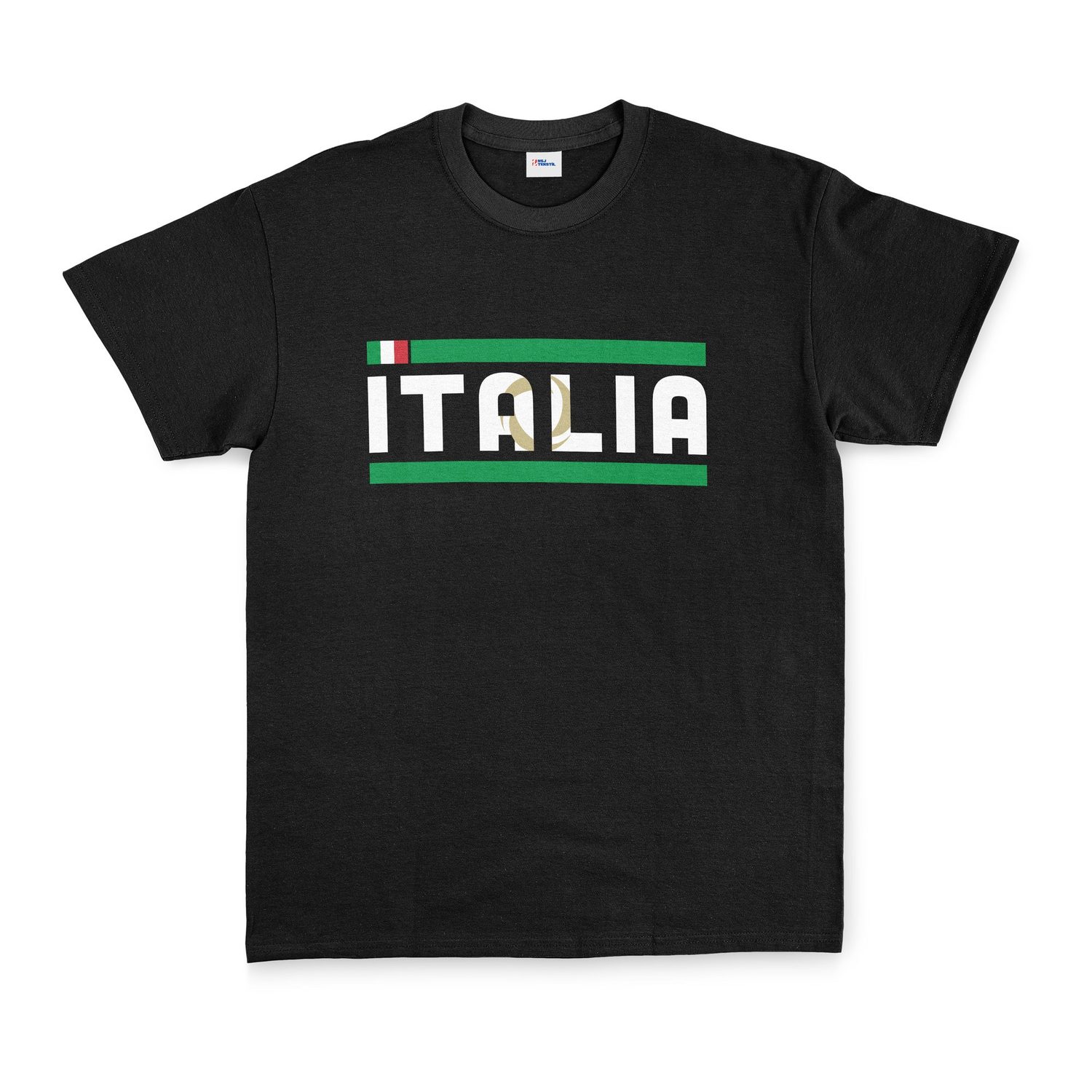 Italia Tişört S - Siyah
