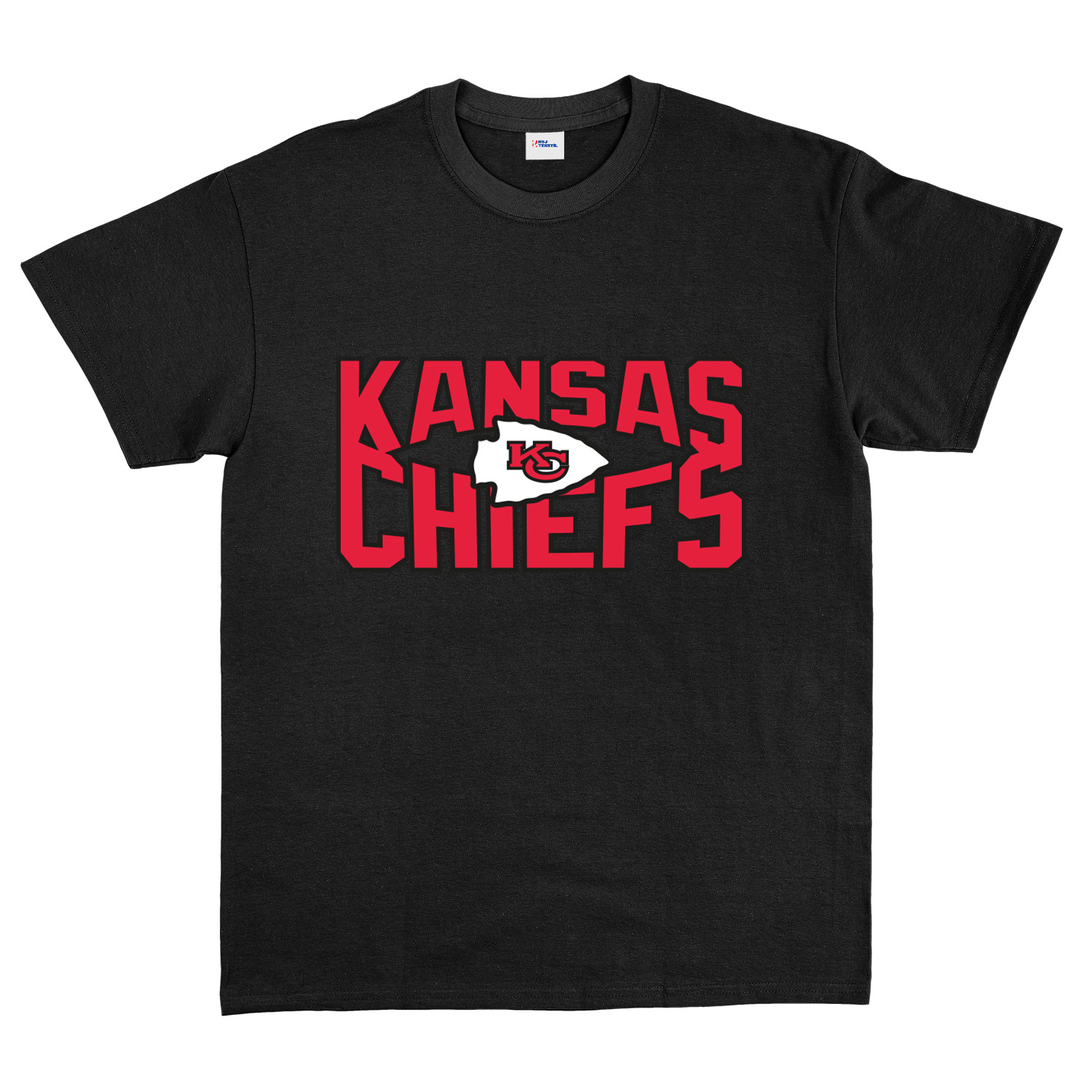 Kansas City Chiefs SQ Tişört M - Siyah