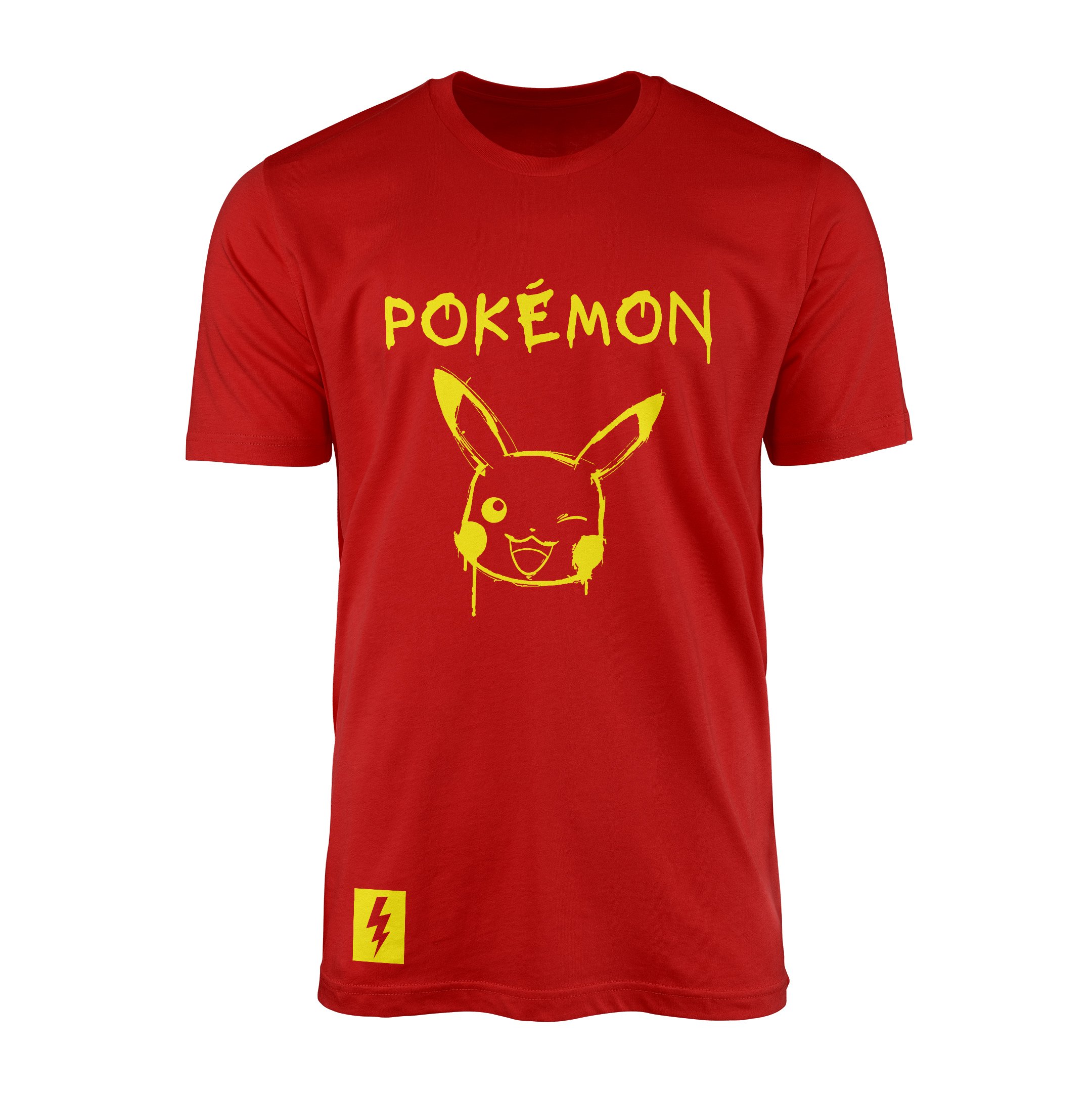 POKEMON #0025 Tişört L - Kırmızı