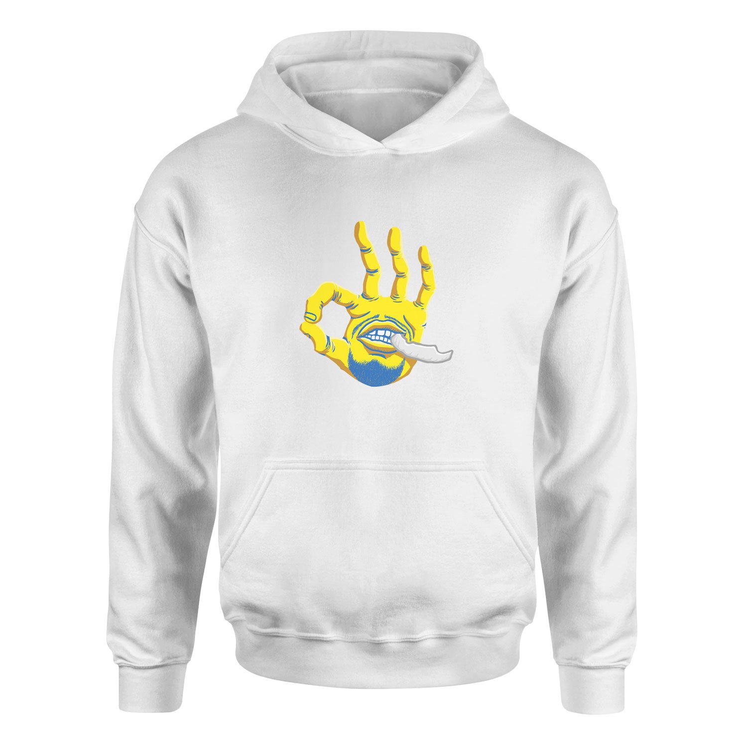 Stephen Curry Hand Hoodie XL - Beyaz