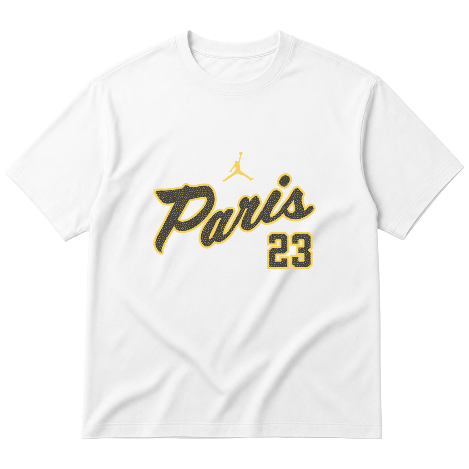 Paris 23 Jordan Oversize Tişört L - Beyaz