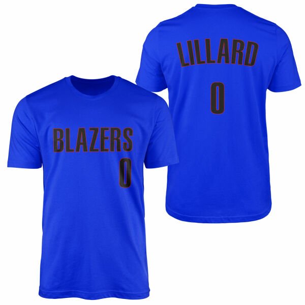 Damien Lillard Blazers Forma Tişört M - Mavi